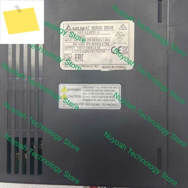 중고 ASD-A2-0721-U 750W 서보 드라이브는 테스트를 거쳤으며 정상적으로 되었습니다. 제품 이미지