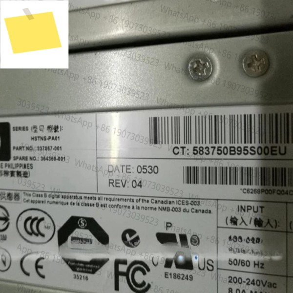 HSTNS-PA01 406421-001 337867-501 DL580G4 사용되는 서버 제품 이미지