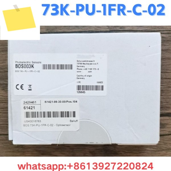 신품 광섬유 증폭기 BOS003K 73K-PU-1FR-C-02 원본 및 제품 이미지