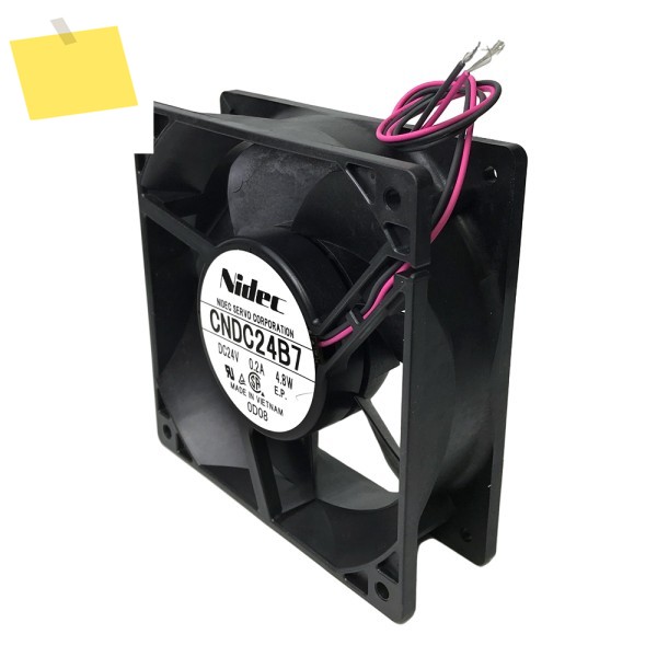 CNDC24B7 Nidec 서보 DC 축 팬 4.7sq.x1.5120sq.x38 DC24V 4.8W 제품 이미지
