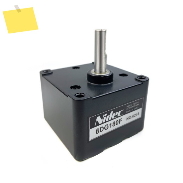 NIDEC 기어 헤드, 6DG180F, 61mm 외경 금속 박스 제품 이미지