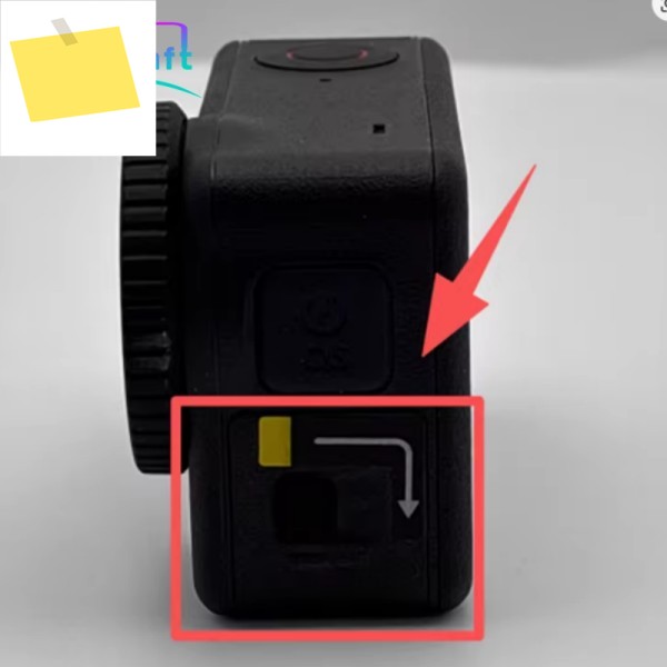 Lens Craft DJI Osmo Action 6 카메라용 신품 멀티 Type-C USB 뚜껑 커버 수리 부품 제품 이미지