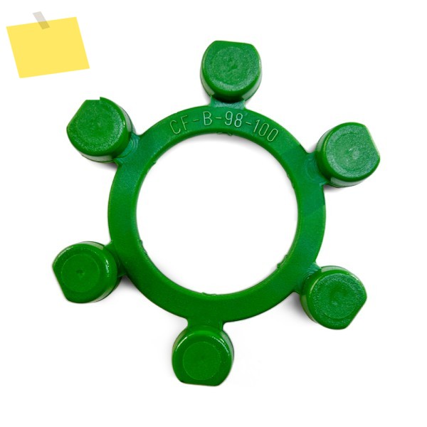 MikiPulley Coupling Rubber Buffer CF-B-98-100Green for Smooth Power Transmission with Noise Reductio 제품 이미지