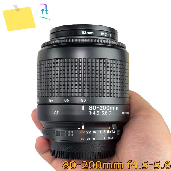 98% 새것과 같은 AF 80-200mm f4.5-5.6 풀프레임 자동 초점 줌 렌즈 니콘용 제품 이미지