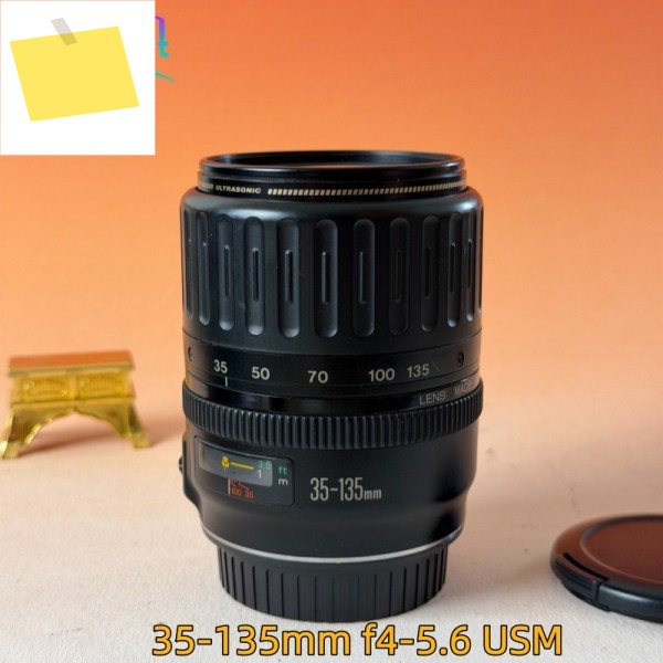 98% 새것인 EF 35-135mm f4-5.6 USM은 캐논용 마운트 줌 렌즈입니다. 제품 이미지