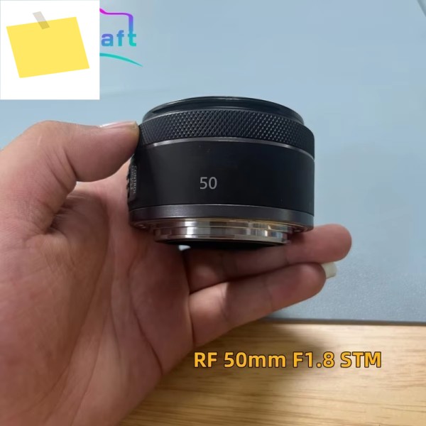 98% 새것 RF 50mm F1.8 STM 렌즈 풀프레임 미러리스 카메라 광각 자동 초점 II 캐논용 제품 이미지
