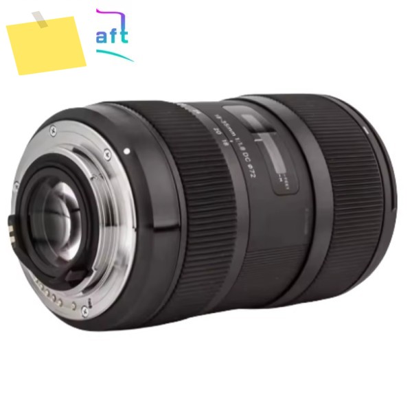 98% 새것 18-35mm F1.8 DC HSM 아트 렌즈 캐논 EF 마운트용 니콘 시그마용 제품 이미지