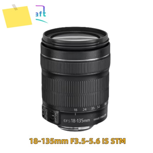 98% 새 원본 EF-S 18-135mm F3.5-5.6 Canon 80D 18 APS-C DSLR 렌즈 용 STM 제품 이미지