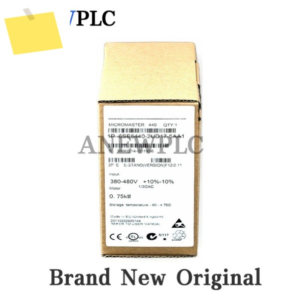 Siemens 6SE6440-2UD17-5AA1 6SE6 주파수 변환기 PLC 모듈의 새 원본 제품 이미지