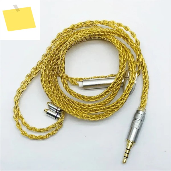 8코어 케이블 MMCX UE900 IE80 0.78MM QDC IM50 TF10 단결정 구리은 매끼 마이크 1.2 미터 포함 제품 이미지