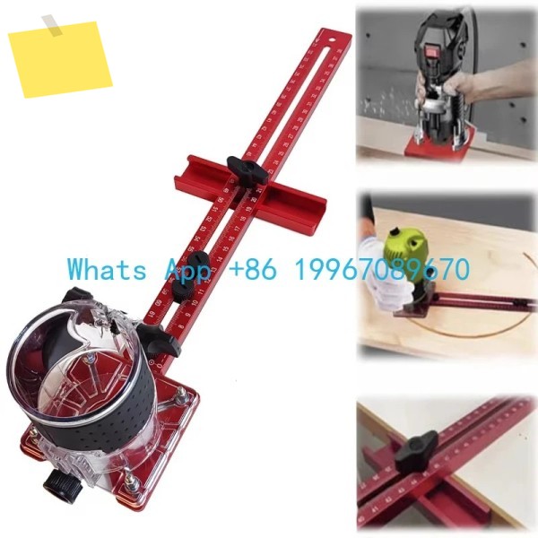3in 1 Router Milling Groove Bracke With base Cabinet Hardware Jig Drawer Hole Template Cutting 제품 이미지