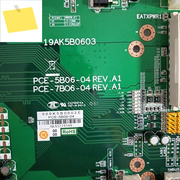 산업용 제어 백플레인 PCE-5B06-04 REV:A1 마더보드 제품 이미지