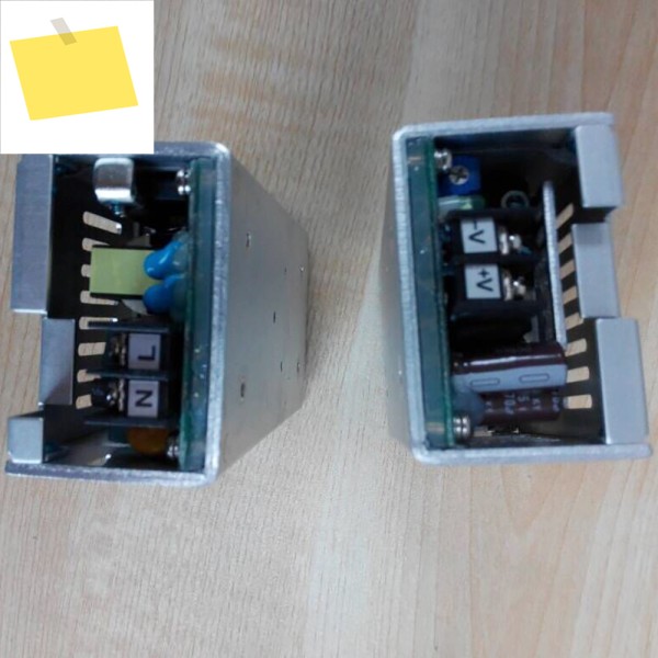 1개 AC-DC 스위칭 전원 공급 장치 60W 출력 12VDC5A 최대 AES60E-12S 제품 이미지