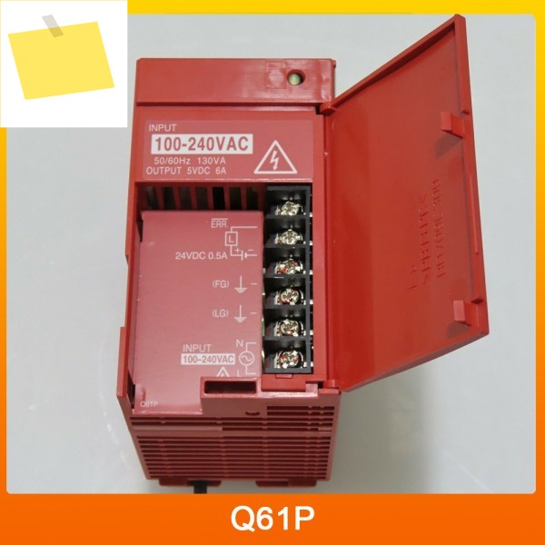 Q61P Q 시리즈 PLC 전원 모듈 입력 100-240VAC 5060HZ 130VA 5VDC 6A 제품 이미지