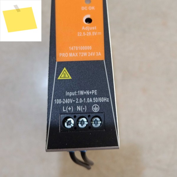 PRO MAX 72W 24V 3A 1478100000 스위칭 전원 공급 장치 제품 이미지