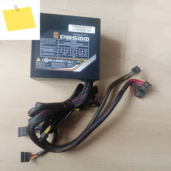 PB500 액티브 PFC 폼 팩터 ATX 12V 전원 공급 장치 제품 이미지