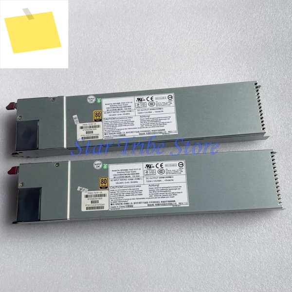 1개 PWS-721P-1R 720W 서버 이중화 전원 공급 장치 제품 이미지