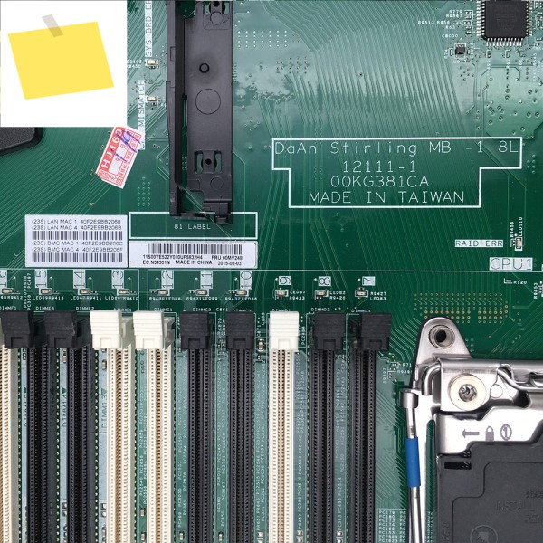 IBM X3550 M5용 서버 메인보드 00KF629 01KN184 01GT573 00MV248 제품 이미지