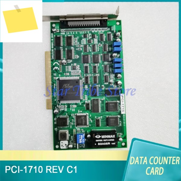 PCI-1710 REV C1 01-1 데이터 캡처 카드 수집 완벽하게 작동합니다. 제품 이미지