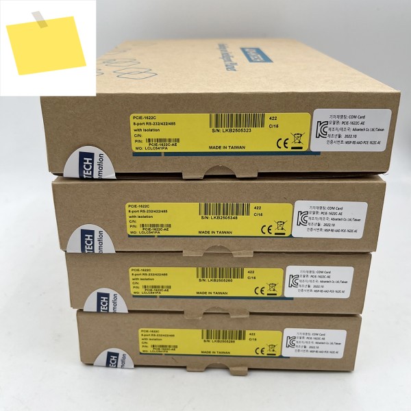 1Pcs PCIE-1622C-AE 8포트 RS-232422485 통신 카드 절연 보호 기능 제품 이미지