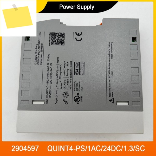 2904597 QUINT4-PS1AC24DC1.3SC 전원 공급 장치 제품 이미지