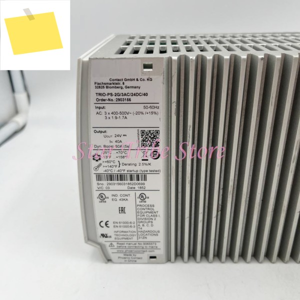 3상 스위칭 전원 공급 장치 2903156 TRIO-PS-2G3AC24DC40 24V40A 1개 제품 이미지