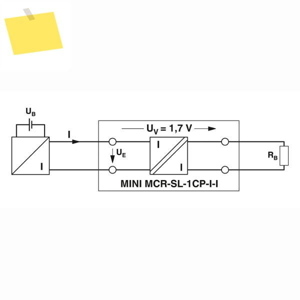 MINI MCR-SL-2CP-I-I 루프 전원 공급형 절연기 MCR 패시브 2채널 2864655 제품 이미지