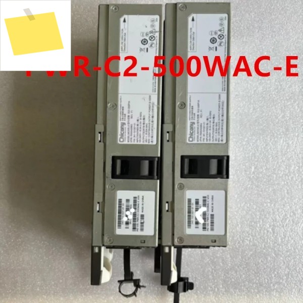 CISCO 500W PWR-C2-500WAC-E 341-101507-01 R22-500P1A용 거의 새 제품과 같은 전원 공급 장치, 새것처럼 작동함 1개 제품 이미지