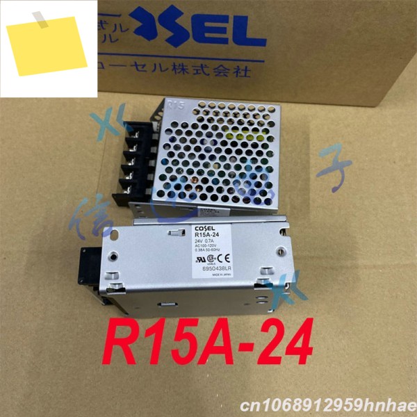 COSEL 15W AC100-120V 24V 0.7A 전원 공급 장치 R15A-24용 100% 새 제품 1개 제품 이미지