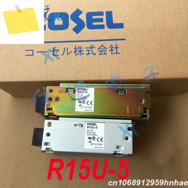 COSEL 15W AC100-120V 5V 3A 전원 공급 장치 R15U-5용 100% 새 제품 1개 제품 이미지