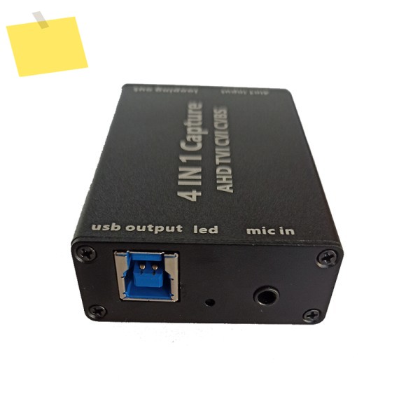 8MP TVI 비디오 캡처 카드 CVBS AHD 입력-USB 출력 1080P 컴퓨터 녹음 제품 이미지