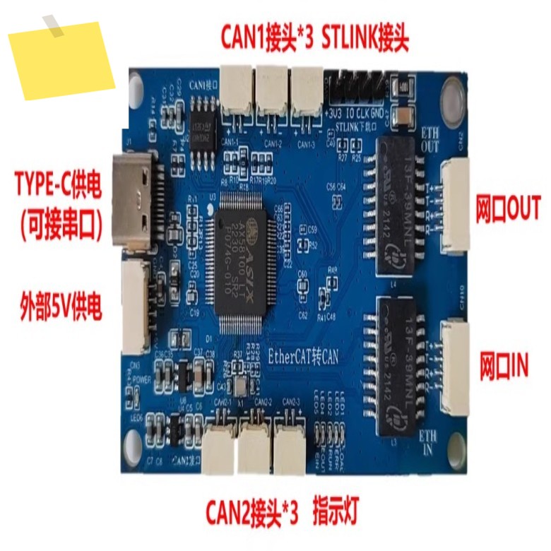 EtherCAT에서 CAN MIT 공동 제어 STM32 + AX58100 제품 이미지