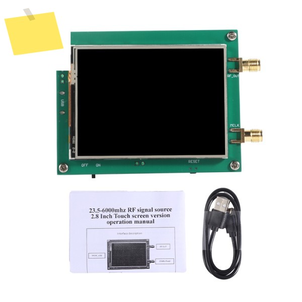HQXRTEK 23.5-6000 M RF 신호 소스 0.5PPM 높은 안정성 저잡음 주파수 스윕 풀 터치 스크린 PC 제어 가능 제품 이미지