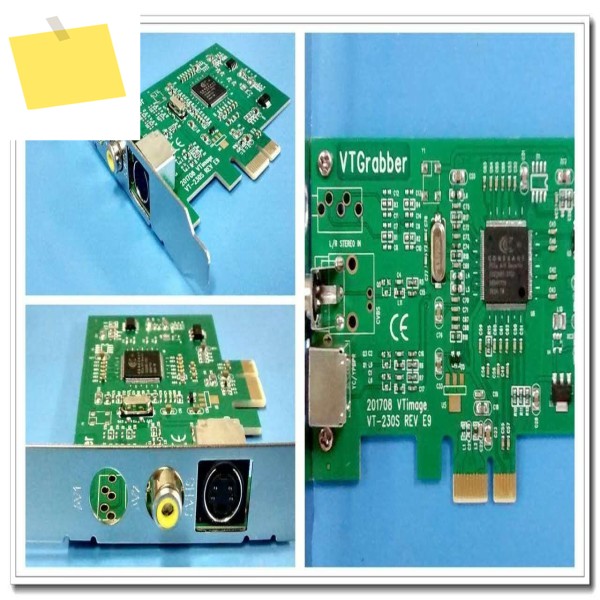 PCIE 비디오 카드, 10비트 캡처 230S는 XP WIN7 등을 지원합니다 제품 이미지