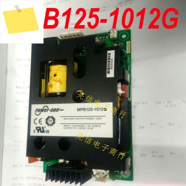 MPB125-1012G용 POWER-ONE 12V 10.5A 전원 공급 장치용 100% 새 1개 제품 이미지