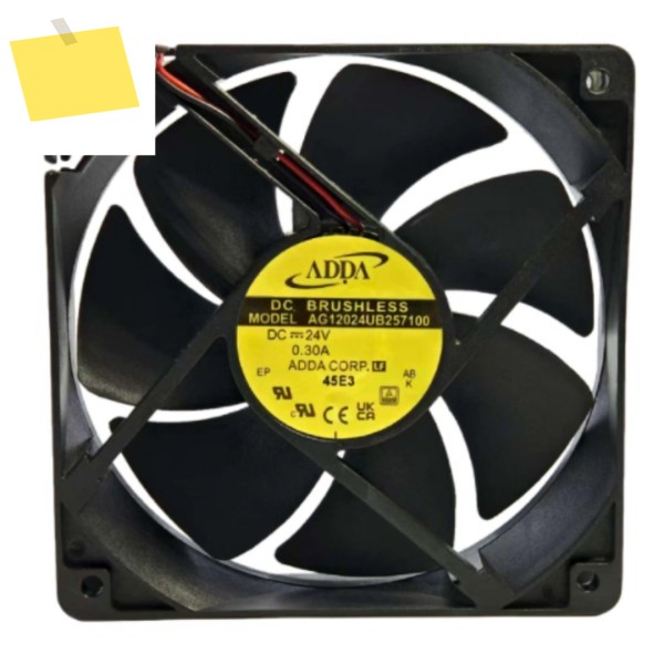 ADDA AG12024UB257100 DC 24V 0.30A 120x120x25mm 2선 서버 냉각 팬 제품 이미지