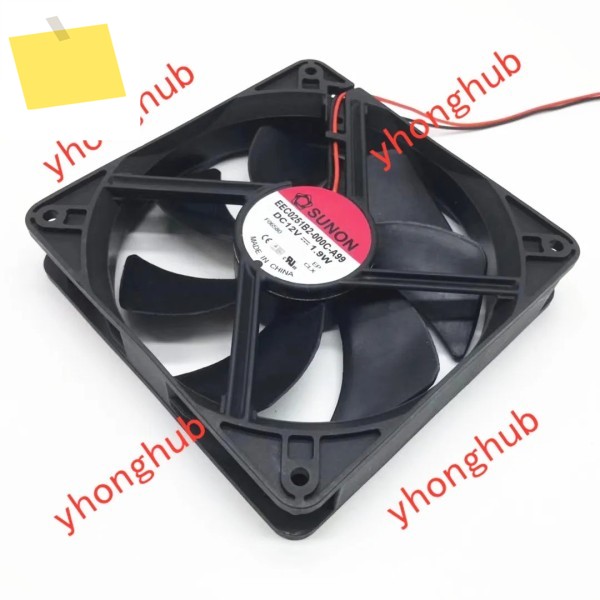 SUNON EEC0251B2-000C-A99 2 선 서버 냉각 선풍기, DC 12V, 1.9W, 120x120x25mm 제품 이미지