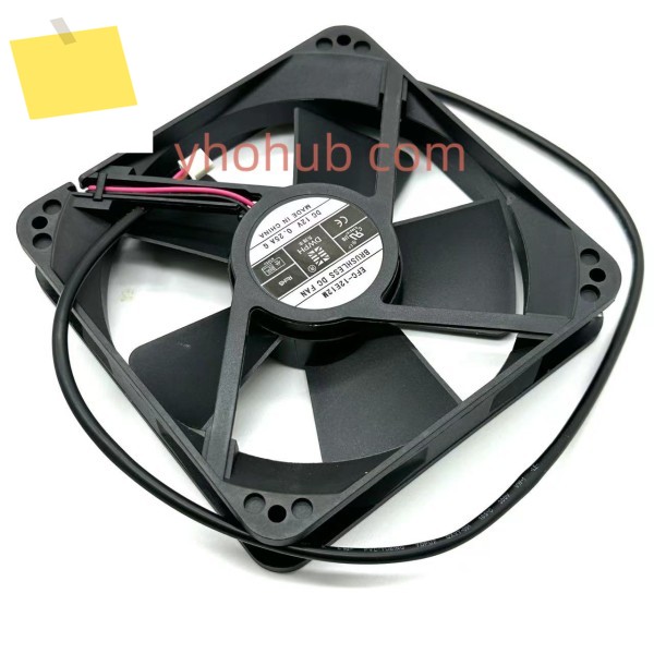 DWPH EFC-12E12M DC 12V 0.25A 120x120x25mm 2선 서버 냉각 팬 제품 이미지