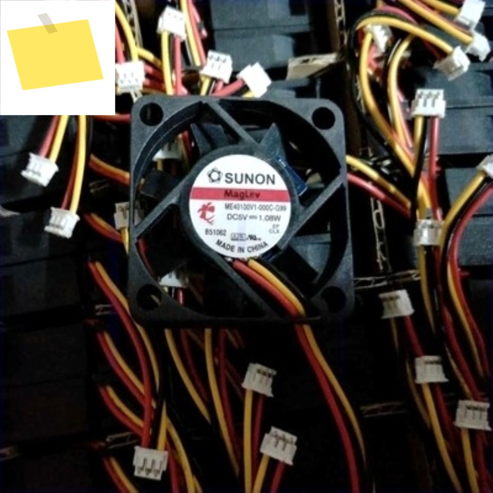 SUNON ME40100V1-000C-G99 DC 냉각 선풍기, 3 선 서버, 5V, 1.08W, 40x40x10mm 제품 이미지