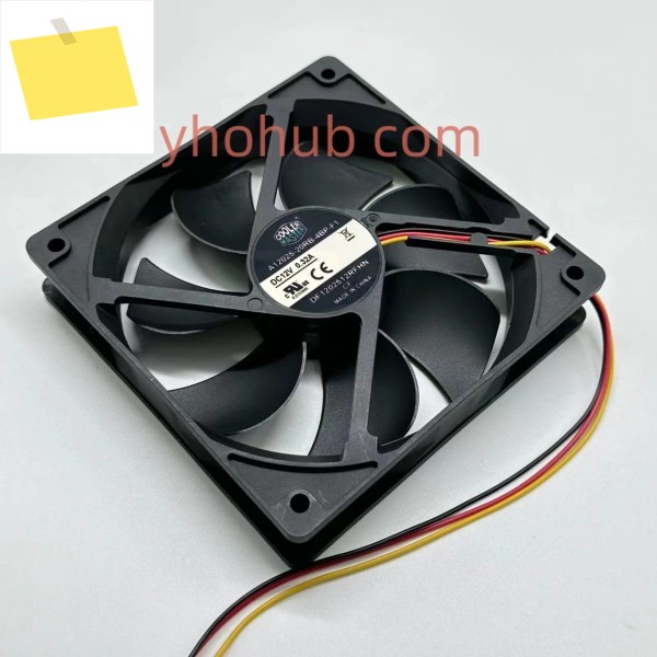 쿨러 마스터 A12025-20RB-4BP-F1, 3 선 서버 냉각 선풍기, DC 12V, 0.32A, 120x120x25mm 제품 이미지