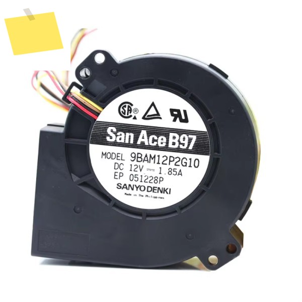 SANYO Denki 서버 냉각 선풍기, DC 12V 1.85A 4 9BAM12P2G10 제품 이미지