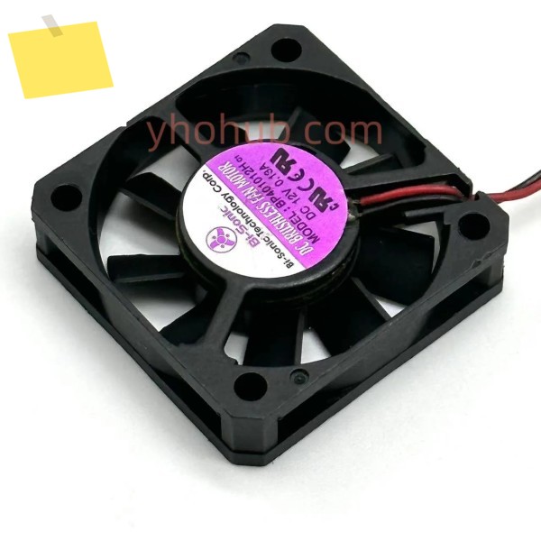 Bi-Sonic 2 와이어 서버 냉각 선풍기, BP401012H, DC 12V, 0.13A, 40x40x10mm 제품 이미지