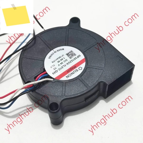 SUNON MF50152VX-1L01C-Q99 DC 24V 1.44W, 50x50x15mm, 4 선 서버 냉각 선풍기 제품 이미지