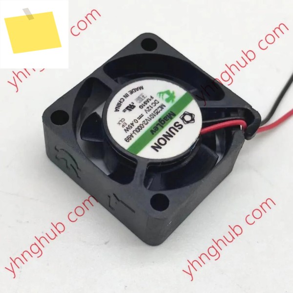 SUNON MC25101V2-000U-A99 2 선 서버 냉각 선풍기, DC 12V, 0.45W, 25x25x10mm 제품 이미지