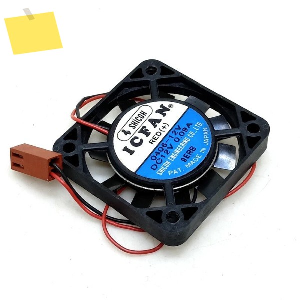 ICFAN 0406-12V 서버 냉각 팬 DC 0.09A 40x40x06mm 2선 제품 이미지
