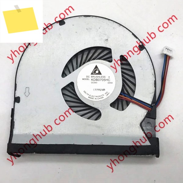 델타 일렉트로닉스 서버 냉각 선풍기, KDB0705HC, DE64, DC 5V 제품 이미지
