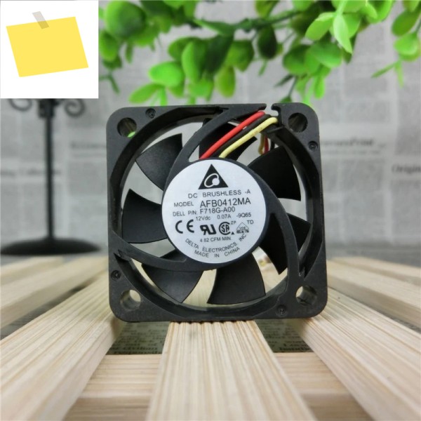 델타 일렉트로닉스 AFB0412MA PN:F718G-A00 -9Q65 DC 12V 0.07A 40x40x10mm 3 선 서버 냉각 선풍기 제품 이미지