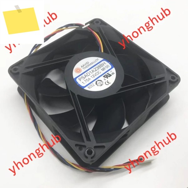 AAVID 4 와이어 서버 냉각 선풍기, PSAD1A238BH, DC 12V, 1.75A, 120x120x38mm 제품 이미지