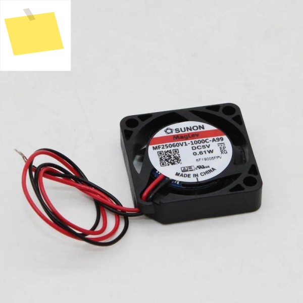 SUNON MF25060V1-1000C-A99 2 선 서버 냉각 선풍기, DC 5V, 0.61W, 25x25x6mm 제품 이미지