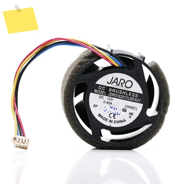 JARO 서버 냉각 선풍기, 4-와이어, DC 12V, 0.45A, 36x36x20mm, JDR0362012UBFA01 제품 이미지